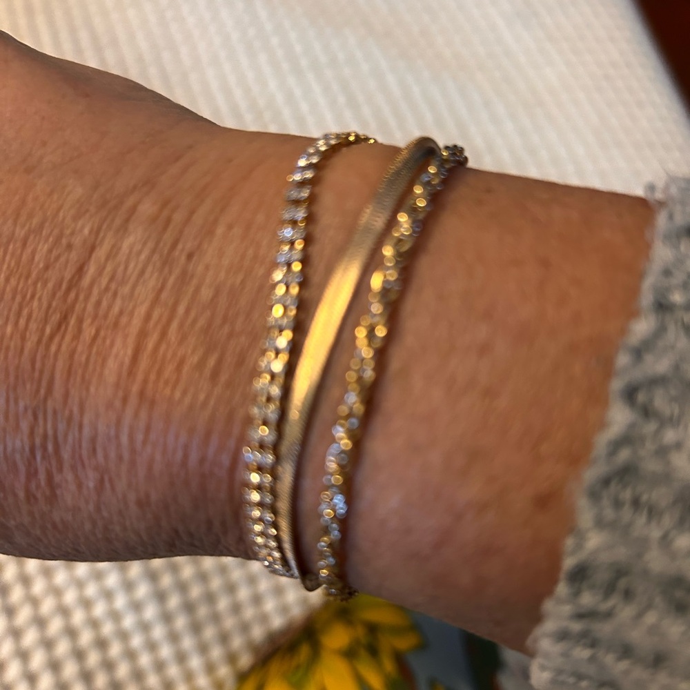 Lane Bryant Gold Bracelet Set costume - Picture 2 of 4